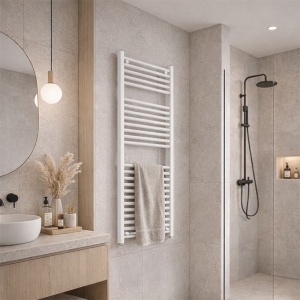 Calorifer portprosop pentru baie Gama-WH-2 alb lucios – 120 x 50 cm - Img 14