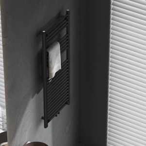 Calorifer vertical GAMA-BL-2 pentru baie 120x50, negru - Img 10