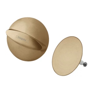 Capac sifon si maner rotire preaplin Hansgrohe Flexaplus bronz periat - Img 1