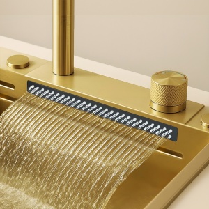 Chiuveta bucatarie, multifunctionala cu o singura cuva Costa Gold 68 x 46 cm - Img 14