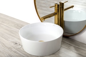 Chiuveta de blat REA Ida, 36x36 X 14 Cm, Montaj Pe Blat, Design Deosebit, Ceramica Sanitara, Alb - Img 10