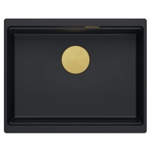 Chiuveta pentru bucatarie din granit Logan 100 Black - Img 4