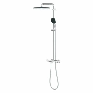 Coloana de dus cu baterie termostatata Grohe Vitalio Start Cube 250 crom lucios - Img 6