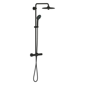 Coloana de dus cu baterie termostatata negru mat Grohe Euphoria 260 - Img 4