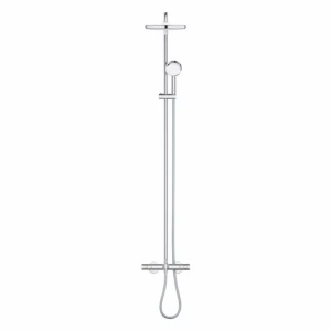Coloana de dus cu baterie termostatata si pipa cada Grohe Tempesta Cosmopolitan 250 - Img 4