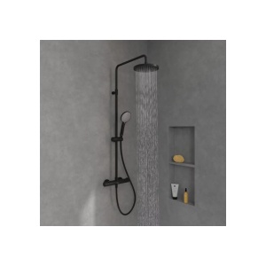 Coloana de dus cu baterie termostatata Villeroy&Boch Universal finisaj negru mat - Img 9