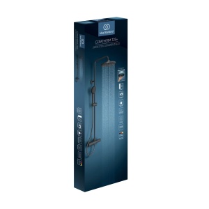 Coloana de dus termostatata negru mat Ideal Standard Ceratherm T25+ - Img 8