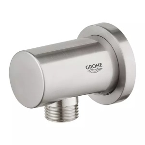 Cot de iesire dus Grohe Rainshower crom periat Supersteel - Img 2
