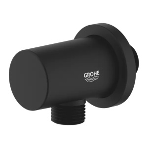 Cot de iesire Grohe Rainshower negru mat - Phantom Black - Img 2