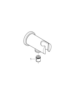 Cot de ieșire pentru duș cu suport pentru pară Grohe Rainshower, 1/2" x 1/2", auriu periat Cool Sunrise, 26658GN0 - Img 4