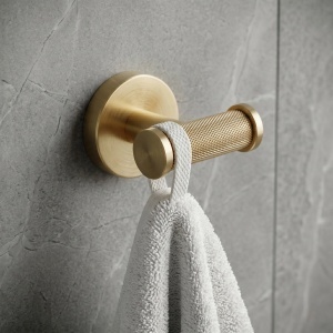 Cuier dublu Rea Modern Gold Brush - Img 5