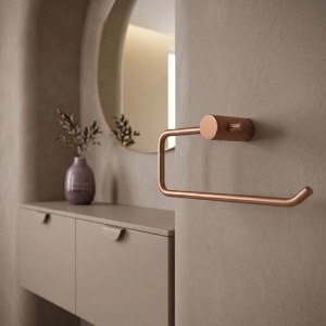 Cuier prosop pentru baie Rea Otto Brush Copper - Img 3
