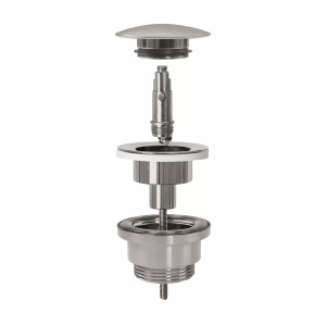 Dop universal pentru lavoar click-clack Rea Nichel INOX - Img 3