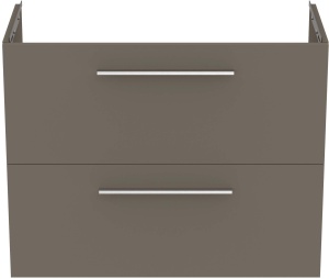 Dulap baza suspendat Ideal Standard i.Life S 80 x 37.5 x 63 cm 2 sertare gri cuart mat - Img 2
