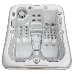 Jacuzzi de gradina alb perlat PRO 530 pentru 3 persoane 210 x 170 x 90 cm - Img 2