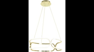Lampa de cristal led app791-cp trio gold - Img 5