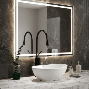 Lavoar oval din ceramica cu fixare pe blat Lumo White Gloss 40 x 33 cm - Img 8