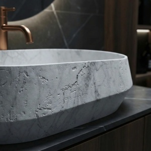 Lavoar pe blat oval 60 cm Zoe Venice - Img 6