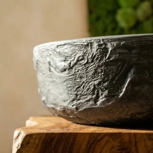 Lavoar rotund cu montaj pe blat Rea Babilon Silver - Img 10
