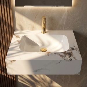 Lavoar suspendat REA Aresa Cold Jade 60 - Img 3