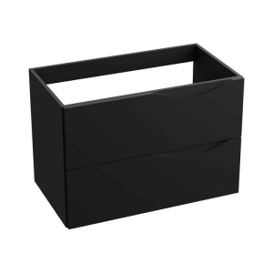 Mobilier pentru lavoar suspendat Spectrum Carolina 80 negru mat 80.5 x 46 cm