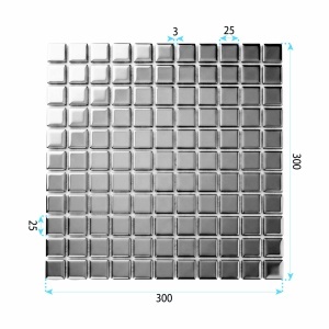 Mozaic pentru perete REA Glass Gold P14014 - Img 10