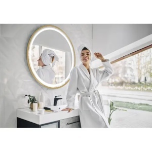 Oglinda led 50 cm MMJ Brush Rose Gold - Img 5