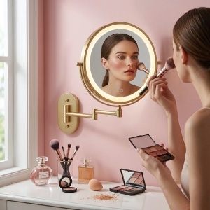 Oglindă LED Glow Brush Gold - Img 3