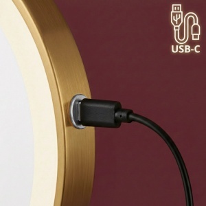 Oglindă LED Glow Old Gold 43 cm - Img 8