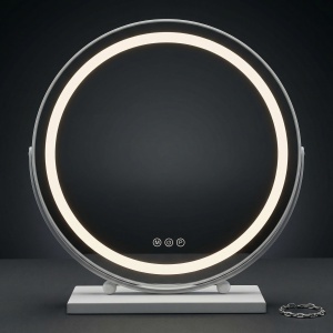 Oglindă LED rotunda pentru Make-Up, White 50 cm - Img 5