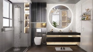 Oglindă rotunda cu LED 100cm HZJ100 - Img 8