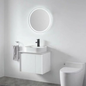 Oglinda rotunda Fluminia Cleo cu led si touch senzitiv - Img 3