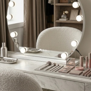 Oglindă rotunda LED Hollywood White 50 cm - Img 5