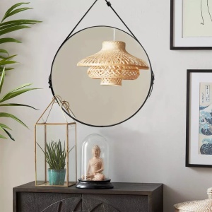 Oglindă rotundă pe o bandă rigidă Loft de 60 cm TPJ-60B - Img 3