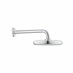 Palarie de dus rotunda Grohe New Tempesta 210 cu brat de dus crom - Img 1