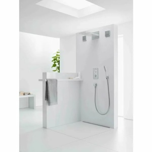Para de dus Hansgrohe PuraVida alb - crom 1 functie - Img 2