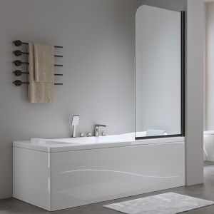 Paravan cada PRO1, 70X140 cm, Culoare Negru, Sticla Securizata 6 mm - Img 11