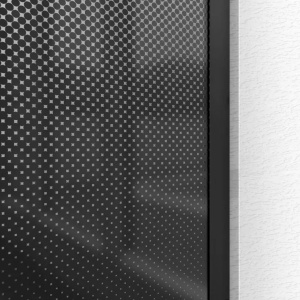 Paravan de dus Rea AERO Ombre Black/Black, 100x195 cm - Img 4