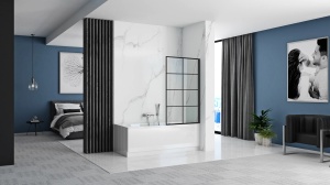Paravan pentru cada Rea LagPERS-1, mobil, culoare neagra, 80cm - Img 5