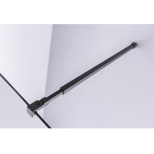 Perete de dus Walk-in, PRO SH07G NEGRU, Dimeniune 130x200cm, Sticla Securizata 8MM - Img 6