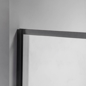 Perete de dus Walk-In SH04D, Dimensiune 100cm,Sticla securizata 8mm, Culoare Negru - Img 10