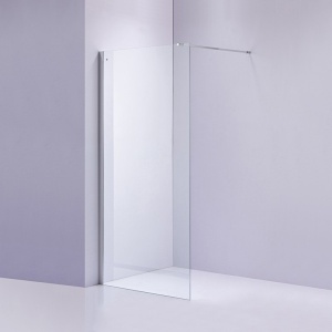 Perete de dus Walk-In WIF , Dimensiune 150cm, Sticla securizata 8mm, Culoare Crom - Img 13