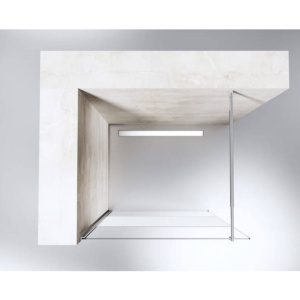 Perete dus Walk-In, PRO FB11 FROZEN, sticla securizata 8 mm, dimensiuni la alegere, lungime 195 cm - Img 4