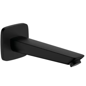 Pipa cada negru mat Hansgrohe Logis