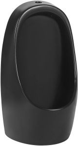 Pisoar suspendat negru mat Pro Mateo 65 x 36 cm