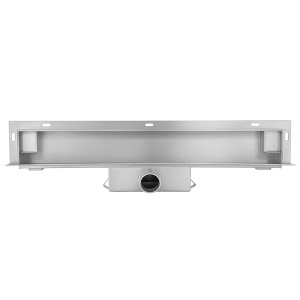 Rigola de duș liniară cu sifon fix si montaj pe perete Wall DL09 50 cm – Inox - Img 3