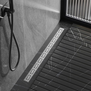 Rigola de duș liniară cu sifon fix și randament ridicat Delta DL01 70 cm – Inox - Img 2