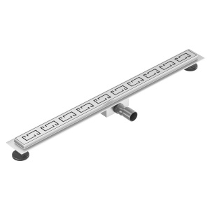 Rigola de duș liniară cu sifon fix și randament ridicat Omega DL01 50 cm – Inox - Img 2