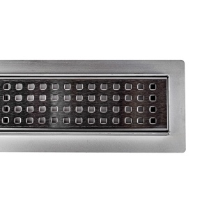 Rigola de duș liniară cu sifon fix și randament ridicat Qube DL01 80 cm – inox - Img 11