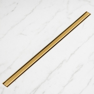 Rigola de duș liniară cu sifon rotativ 360 și randament ridicat Slim DL03 50 cm – auriu - Img 5